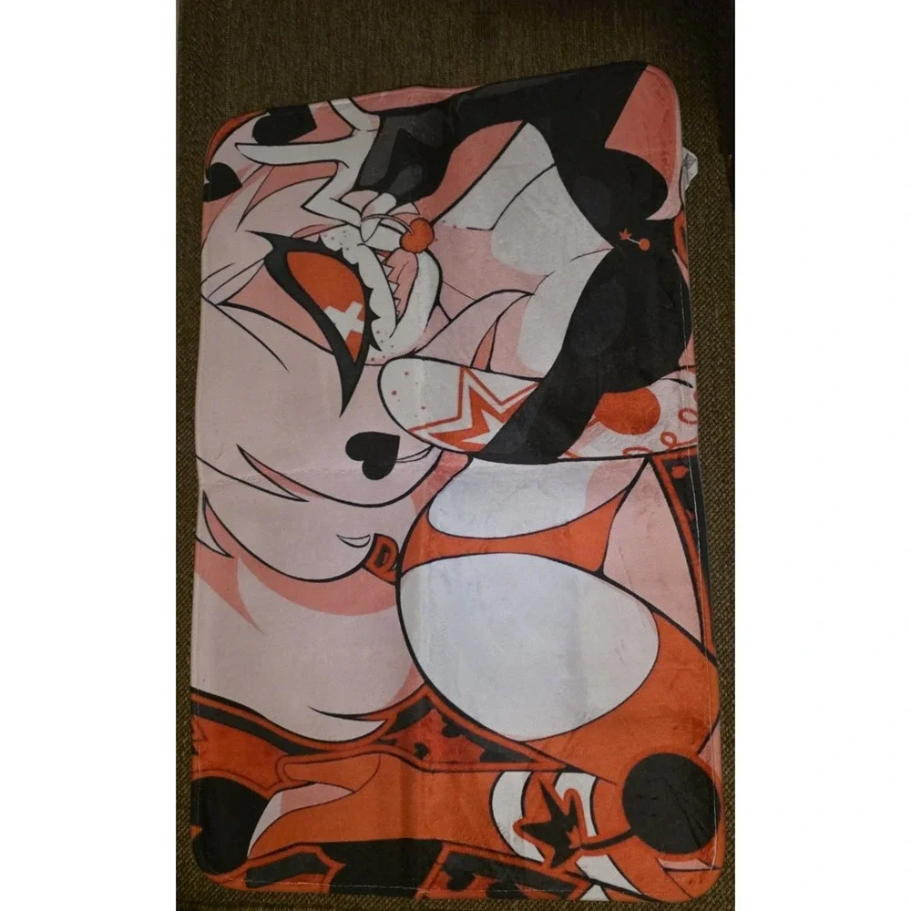Cherri Bomb FLOOR Mat Desk Rug Matches Hazbin Hotel Valentine's 2023 Playmat